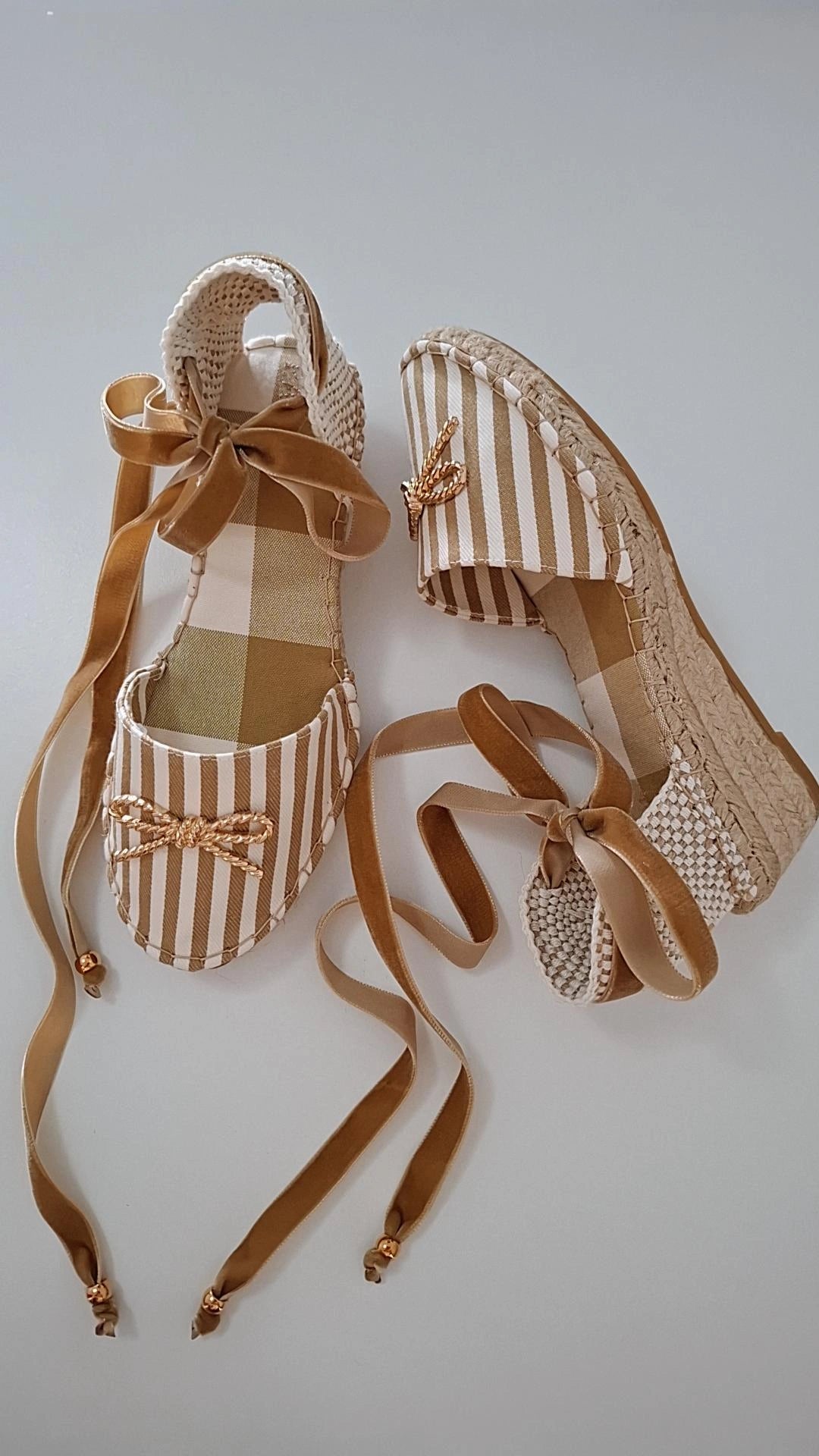 Alpargata Modelo Lazo cuña de 4,5cm