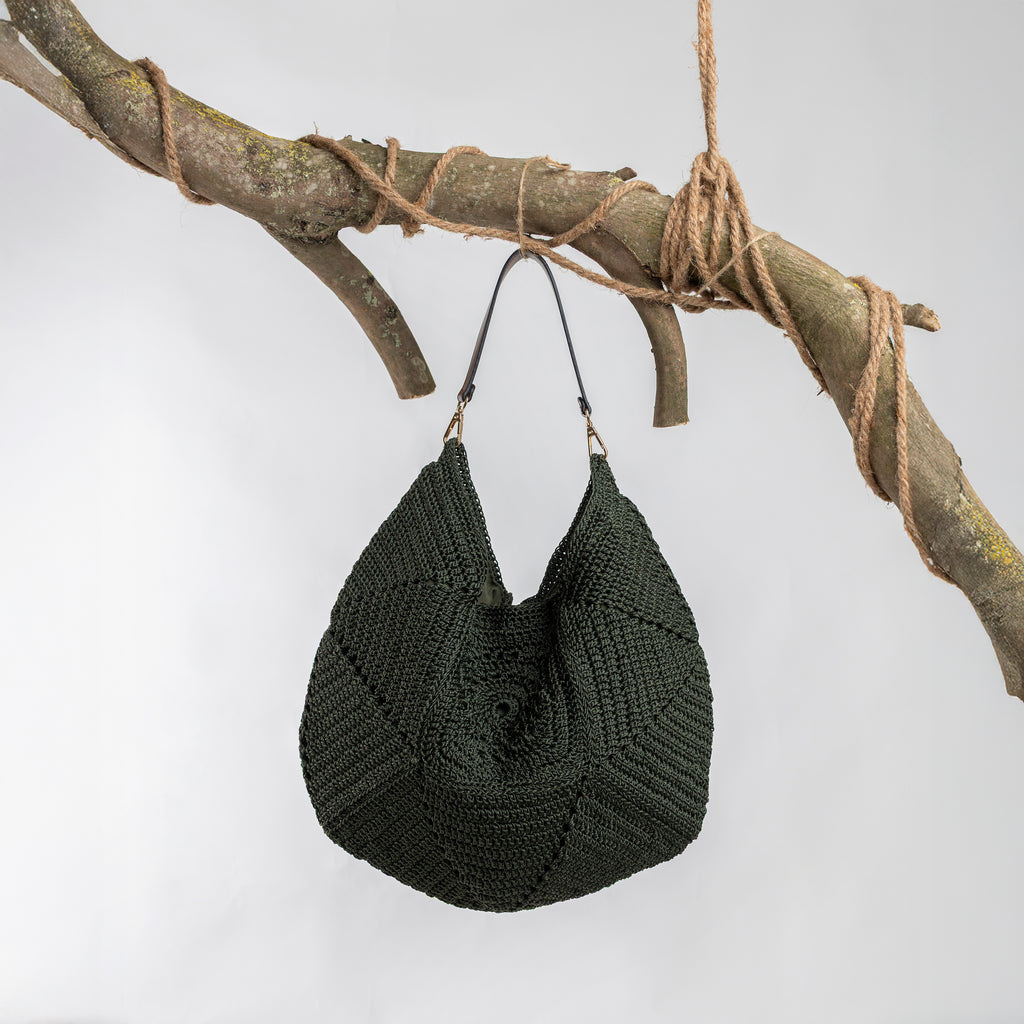 Bolso saco Crochet