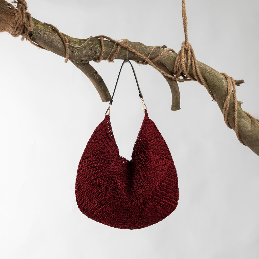 Bolso saco Crochet