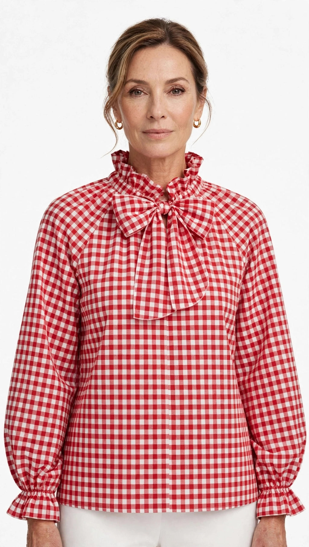 BLUSA VICHY LAZO
