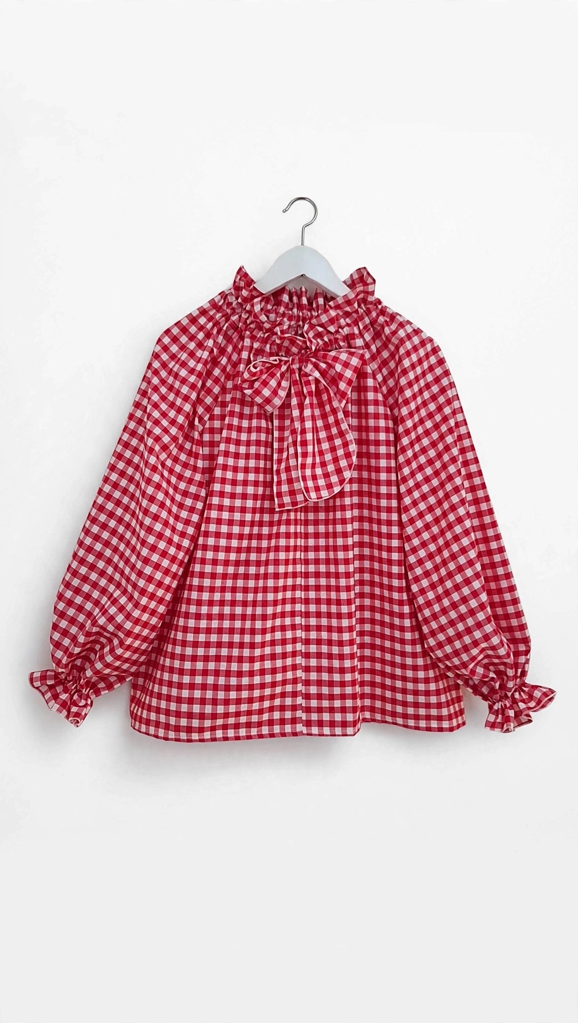 BLUSA VICHY LAZO