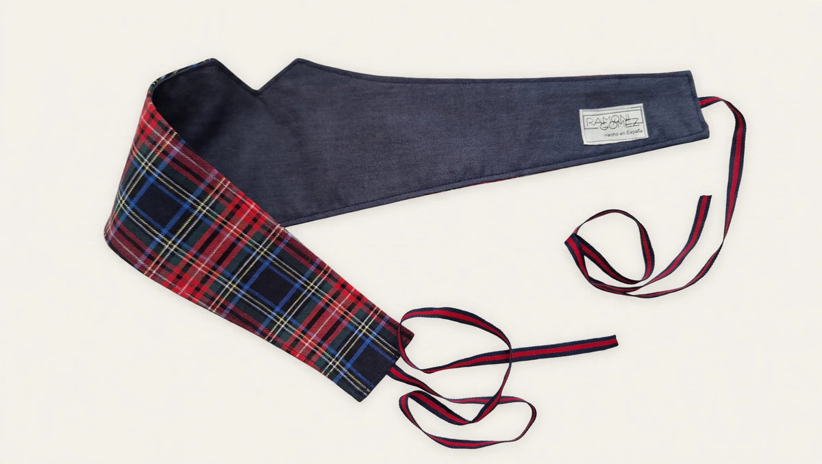 FAJÌN RV-4/10  DENIM/TARTÁN MARINO