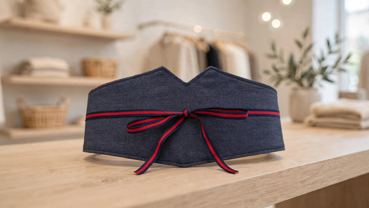 FAJÌN RV-4/10  DENIM/TARTÁN MARINO