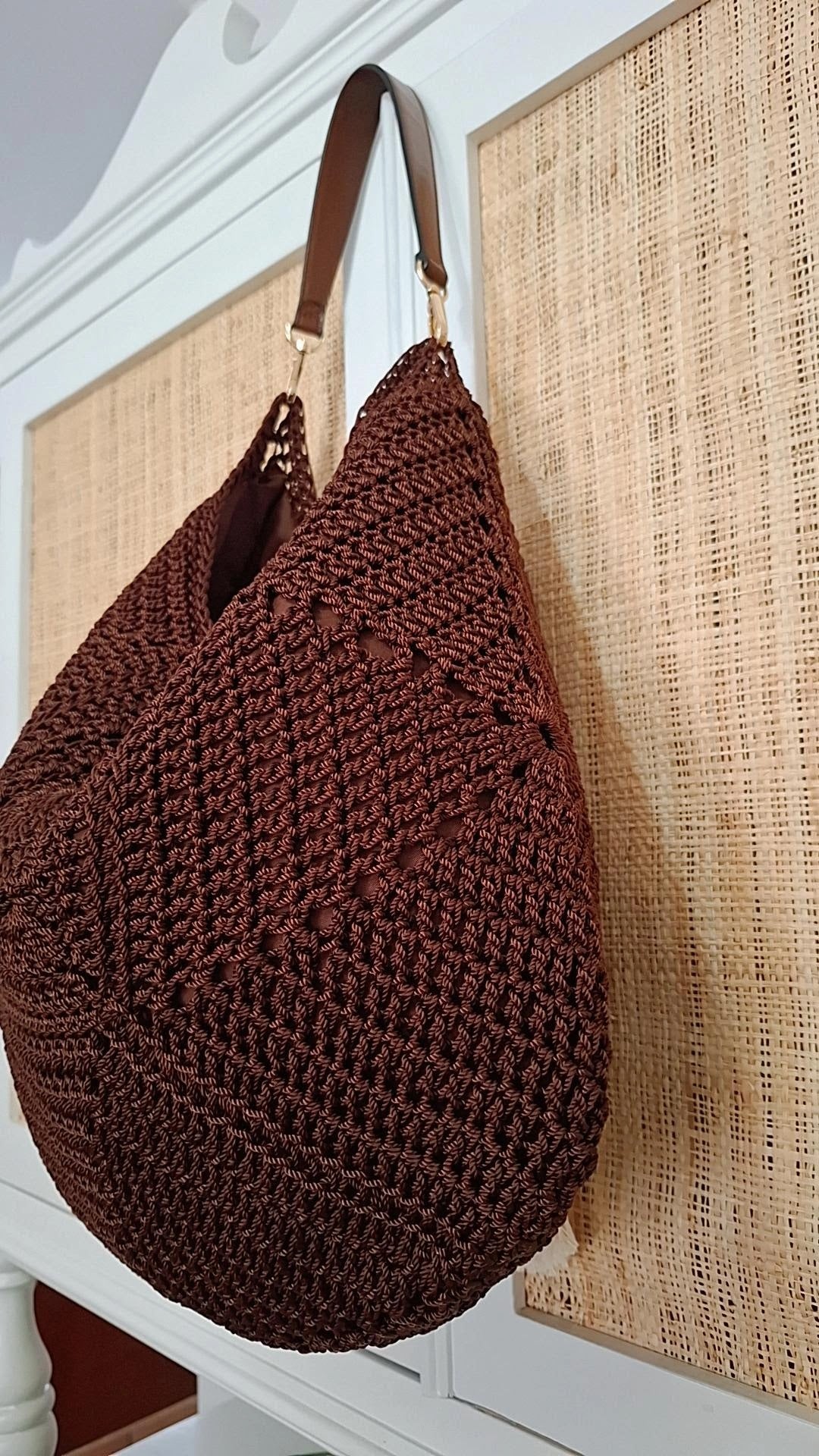 Bolso saco Crochet