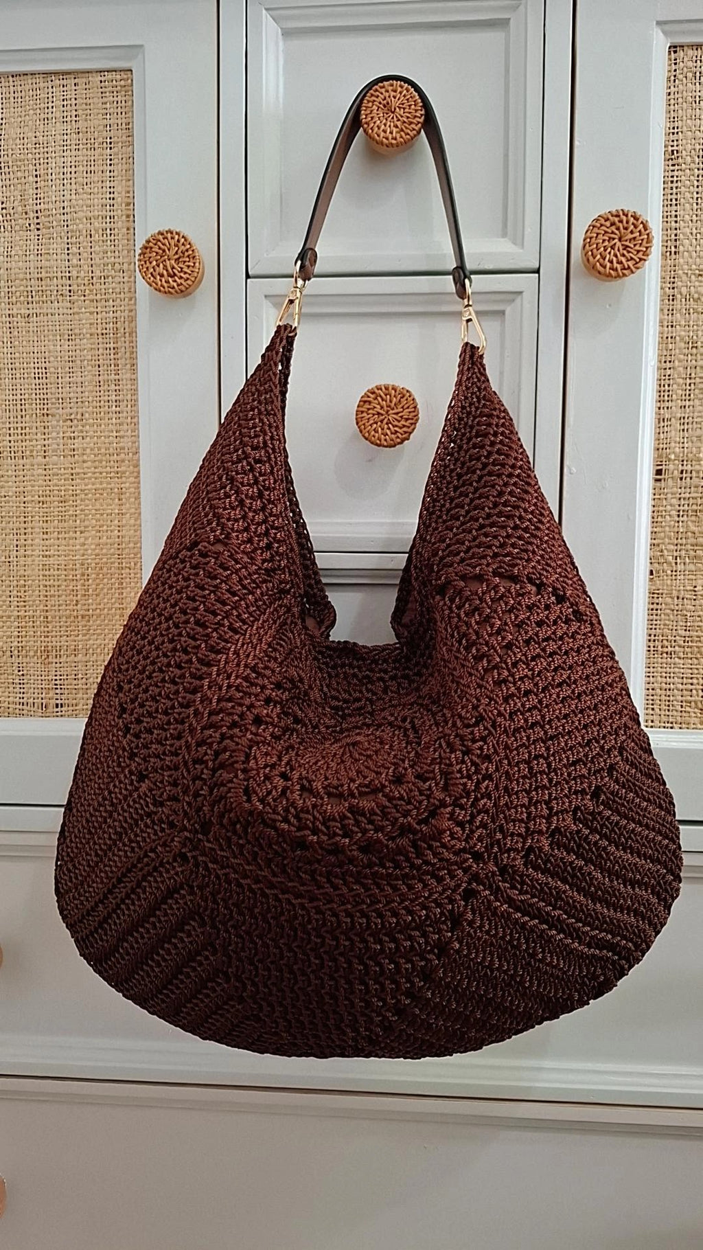 Bolso saco Crochet