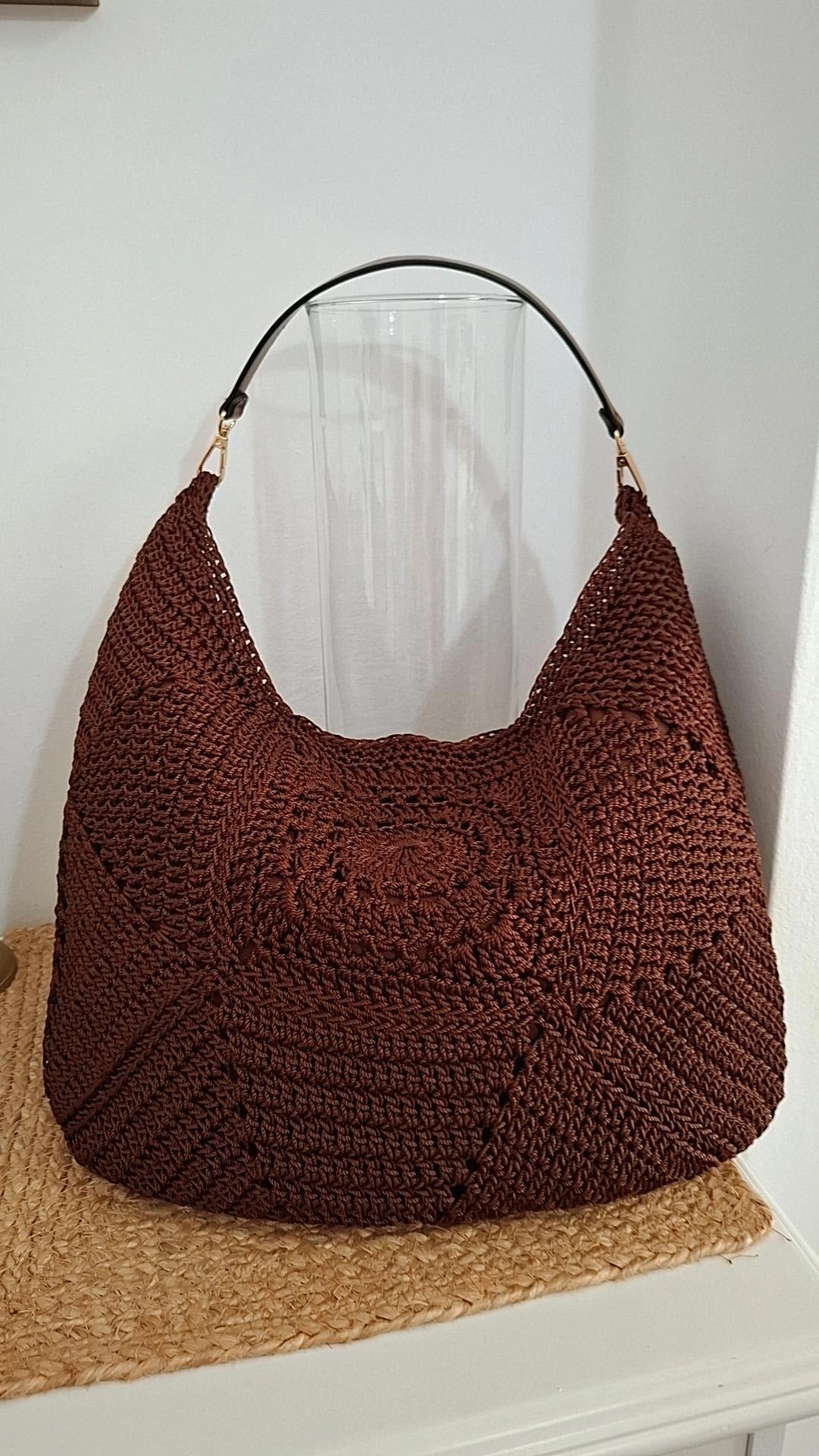 Bolso saco Crochet