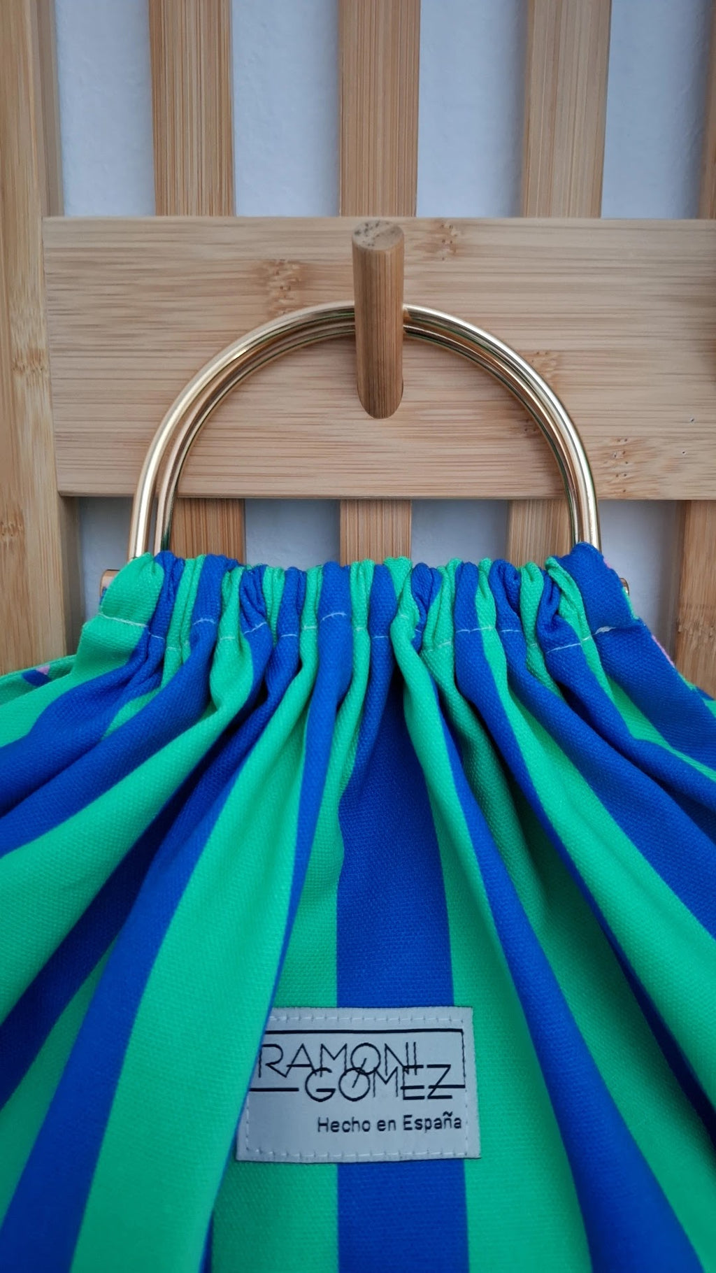 BOLSO ALEGRÍA VERDE/AZUL