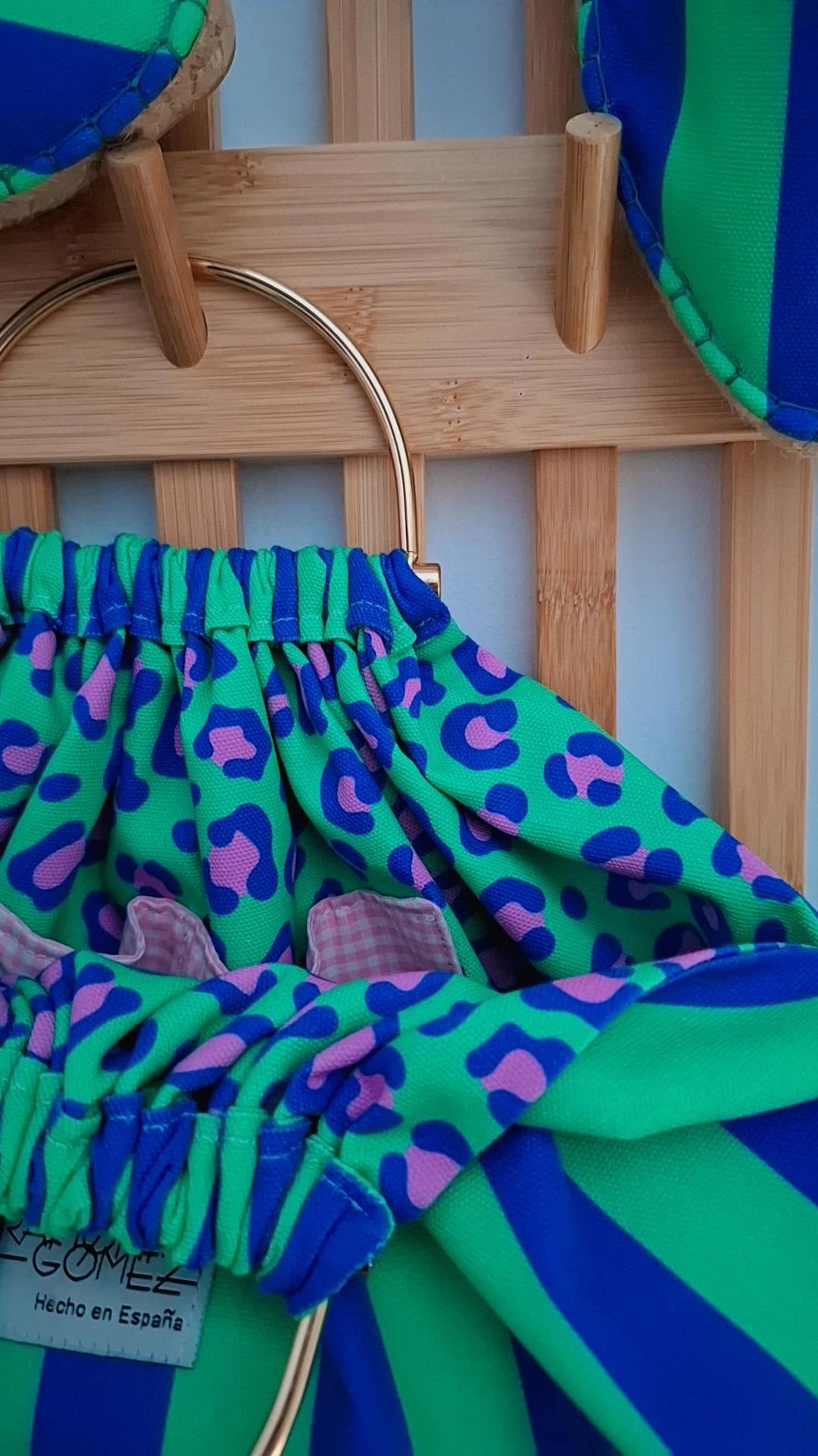 BOLSO ALEGRÍA VERDE/AZUL