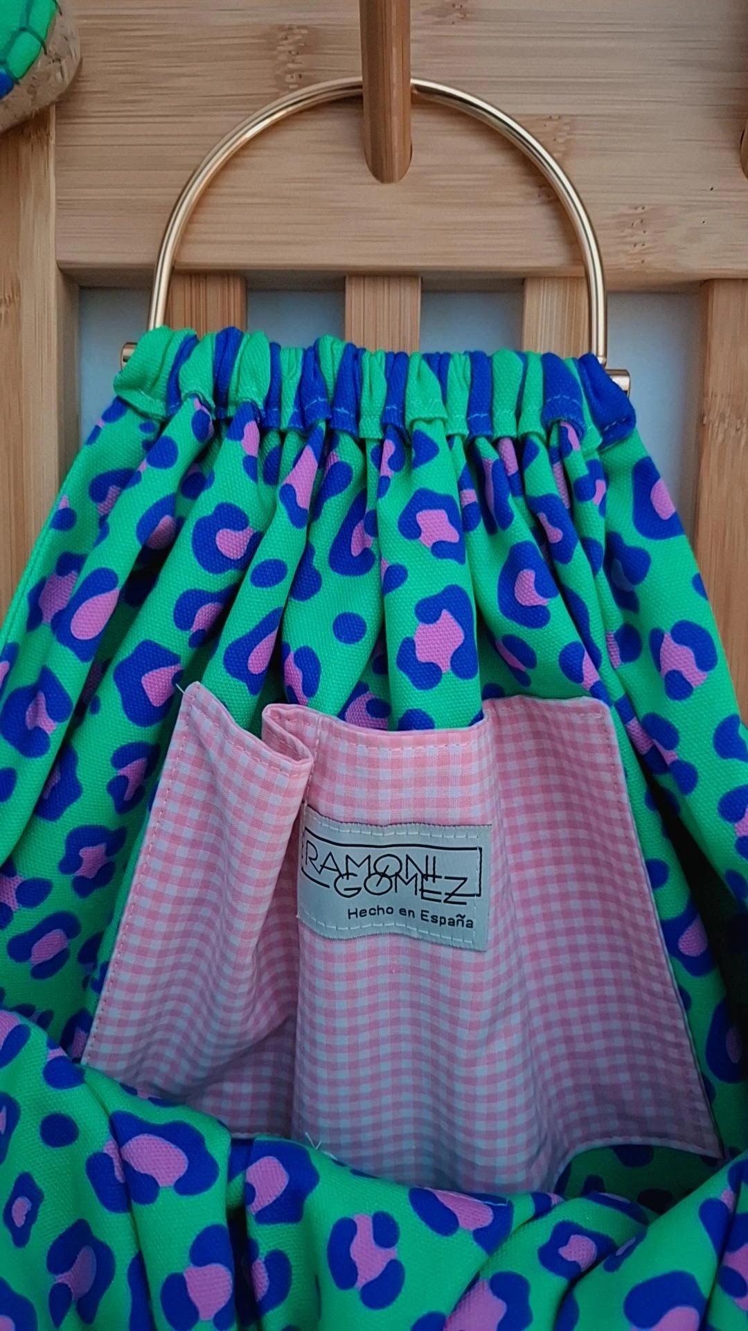 BOLSO ALEGRÍA VERDE/AZUL
