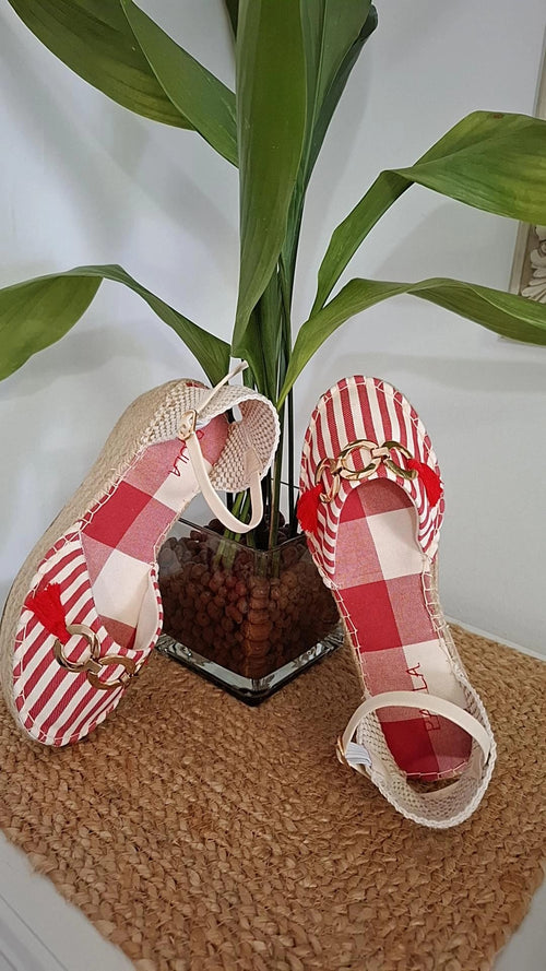 Alpargata Modelo Lazo cuña de 6,5cm