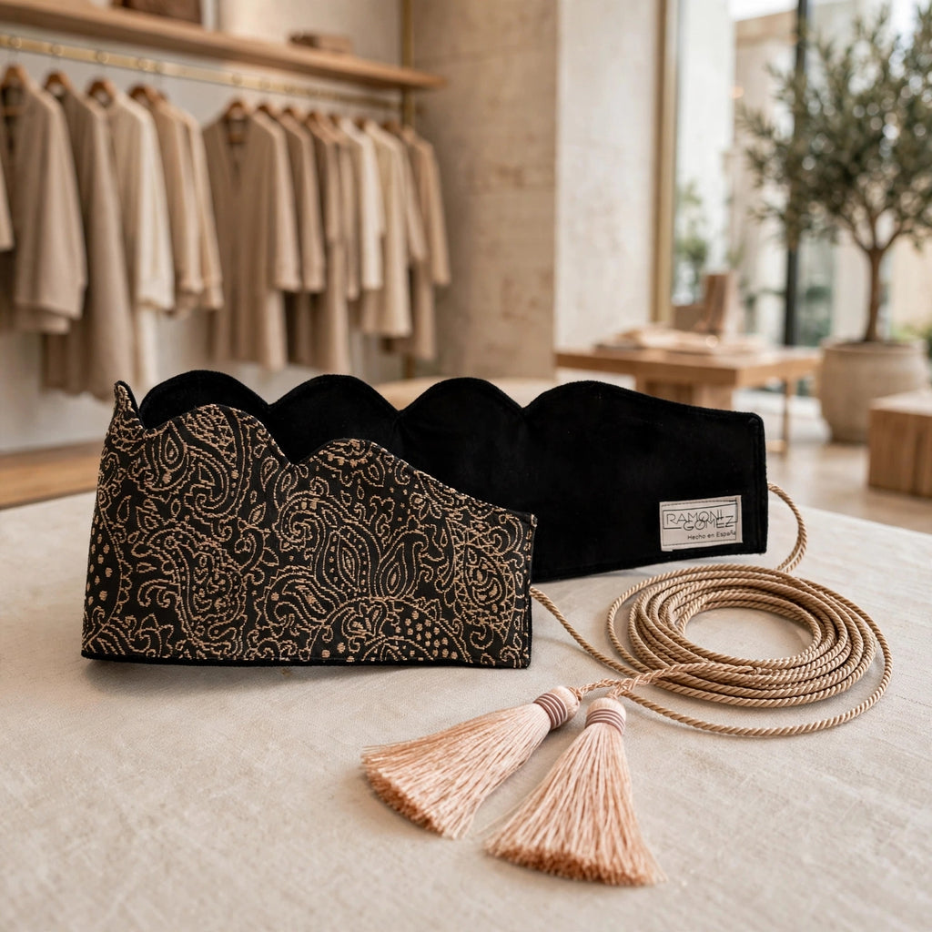 FAJÌN REVERSIBLE TERCIOPELO/JACQUARD